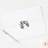 Shoes-01 Ronde Sticker (Envelop)