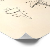 Shoes and Heels 1958 Patent Art Old Peper Poster (Hoek)