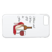 Shoes and Wine iPhone Case (Achterkant (Horizontaal))