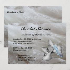 Shoes, Garter Belt en Lace Vrijgezellenfeest Invit Kaart