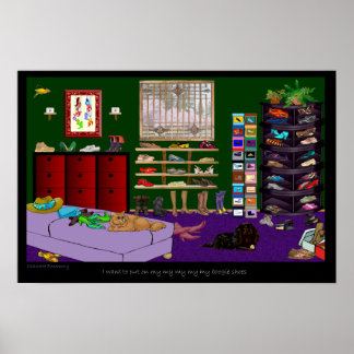 Shoes Room 22,5 X 15 Poster