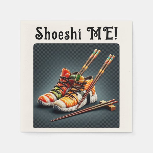 Shoeshi ME - Unieke Sushi Sneaker Servet (Voorkant)