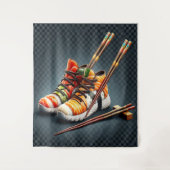Shoeshi ME - Unieke Sushi Sneaker Wandkleed (Voorkant)