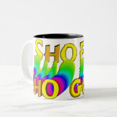 Shofar Sho Good Tweekleurige Koffiemok (Voorkant links)