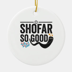 Shofar Zo goed Funny Jewish Hanukkah Holiday Gift Keramisch Ornament