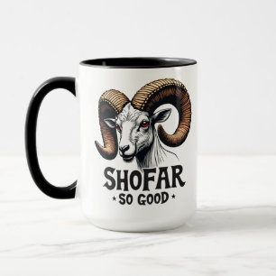 Shofar zo goed Joodse Geit Chanoeka Lovers Mok