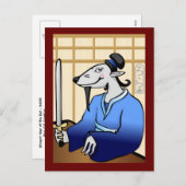 Shogun Jaar van het Rat Briefkaart (Voorkant / Achterkant)