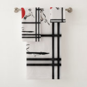 shoji - kraan bad handdoek (Insitu)