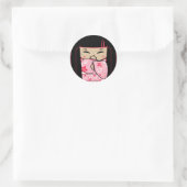 "Shokio" Mayumi Giechelt Ronde Sticker (Tas)