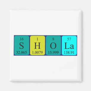 Shola periodieke lijstnaam magneet