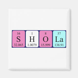 Shola periodieke lijstnaam magnet magneet