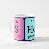 Shona nom de table périodique tasse (Devant gauche)