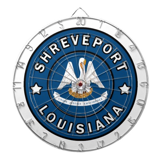Shonthport Louisiana Dartbord (Voorkant)