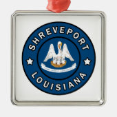 Shonthport Louisiana Metalen Ornament (Voorkant)