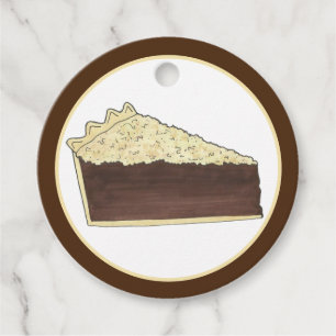 Shoo Fly Pie Social Party Dessert Bake Sale Slice Bedankjes Labels