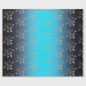 Shooghars in blauw cadeaupapier (Vlak)