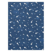 Shooistars Navy Blue Waterverf Tafelkleed (Voorkant)