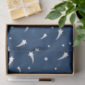 Shooistars Navy Blue Waterverf Tissuepapier (Geschenk)