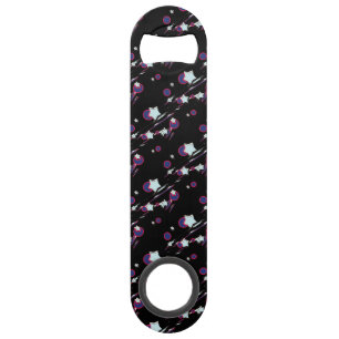 Shooistrips en Comets Black Speed Bottle Open Flessenopener
