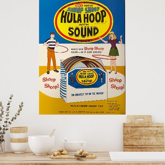 Shoop Shoop Hula Hoop Hoesje ad Poster (Keuken)
