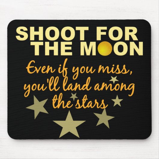 Shoot 4 De Moon Mousepad Muismat (Voorkant)