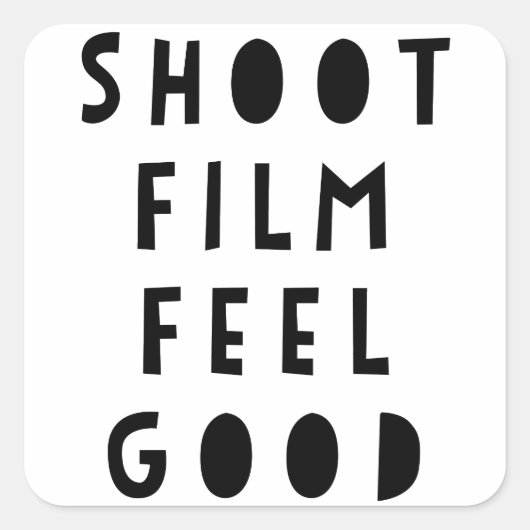 Shoot Film Feel Good Sticker (Voorkant)