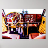 Shoot First Photography's Inside a Peterbilt 359 Poster (Voorkant)