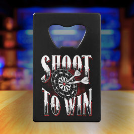 Shoot To Win - Dart League Legend Kredietkaart Flessenopener