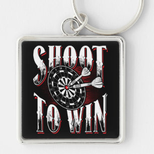 Shoot to Win - Dart Player Premium Sleutelhanger
