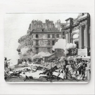 Shoot uit voor de St. Roch-kerk in Parijs Muismat