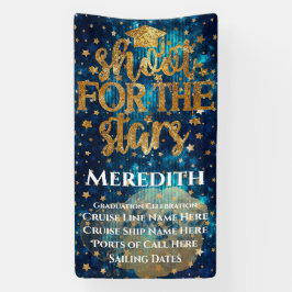 Shoot voor de Stars Afstuderen Cruise Door Spandoek