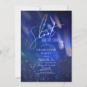 Shoot voor de Stars Comet Stars Space Afstuderen Kaart (Voorkant)