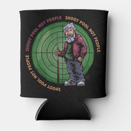 Shoot zwembad Niet mensen Blikjeskoeler (Voorkant)