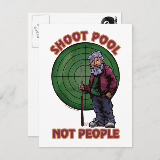 Shoot zwembad Niet mensen Briefkaart (Voorkant / Achterkant)