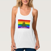 #ShootBack Racerback Tanktop (Voorkant)