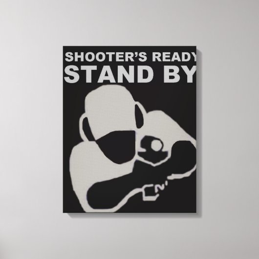 Shooter's Ready Canvas poster Afdruk (Voorkant)