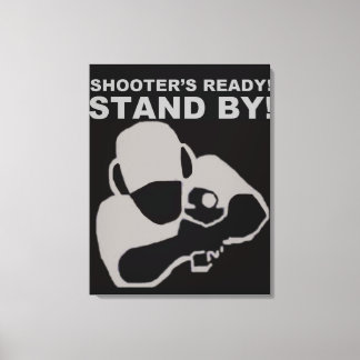 Shooter's Ready Canvas poster Afdruk