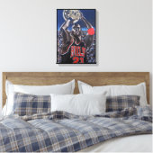 Shooting for the Moon Painting by Alfred Fox Canvas Afdruk (Insitu (Slaapkamer))