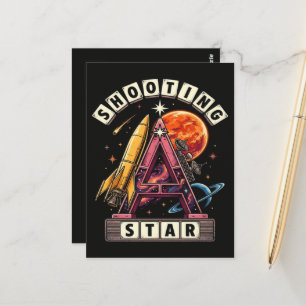 Shooting Star Ruimte Briefkaart