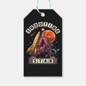 Shooting Star Ruimte Cadeaulabel (Achterkant)