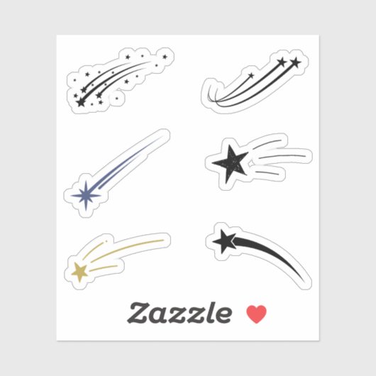Shooting Star Stickers (Vel)