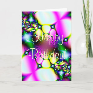 Shooting Stars Happy Birthday! Kaart