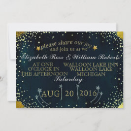 Shooting Stars Wedding Uitnodiging