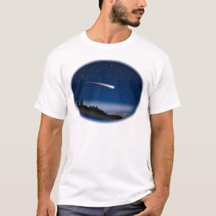Shootster boven het nachtlandschap t-shirt