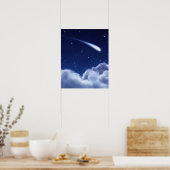 Shootster boven wolken Poster (Keuken)