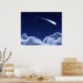 Shootster boven wolken Poster - Horizontaal (Keuken)