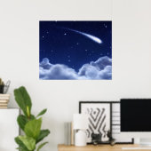 Shootster boven wolken Poster - Horizontaal (Thuiskantoor)