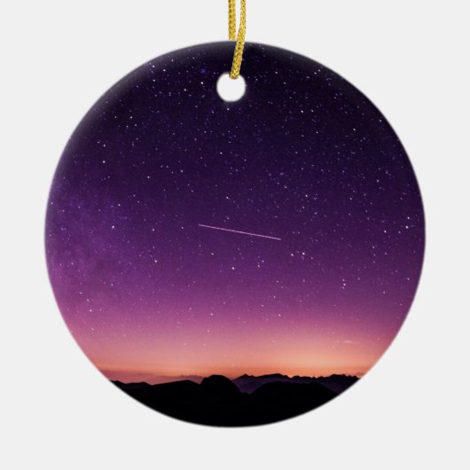 Shootster in de lucht keramisch ornament (Voorkant)