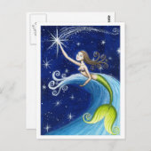 Shootster Zeemeermin Briefkaart (Voorkant / Achterkant)