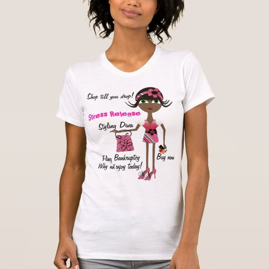 Shop Therapy Dames Détruites T-Shirt (Devant)